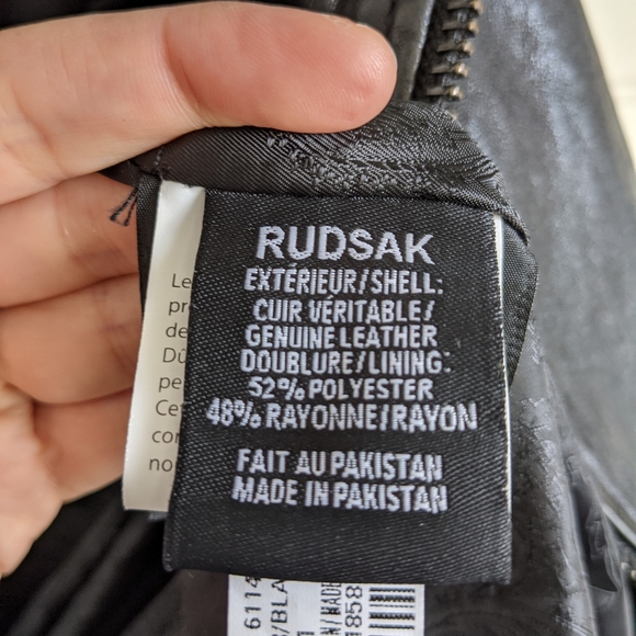 Rudsak Men's Moto Leather Jacket